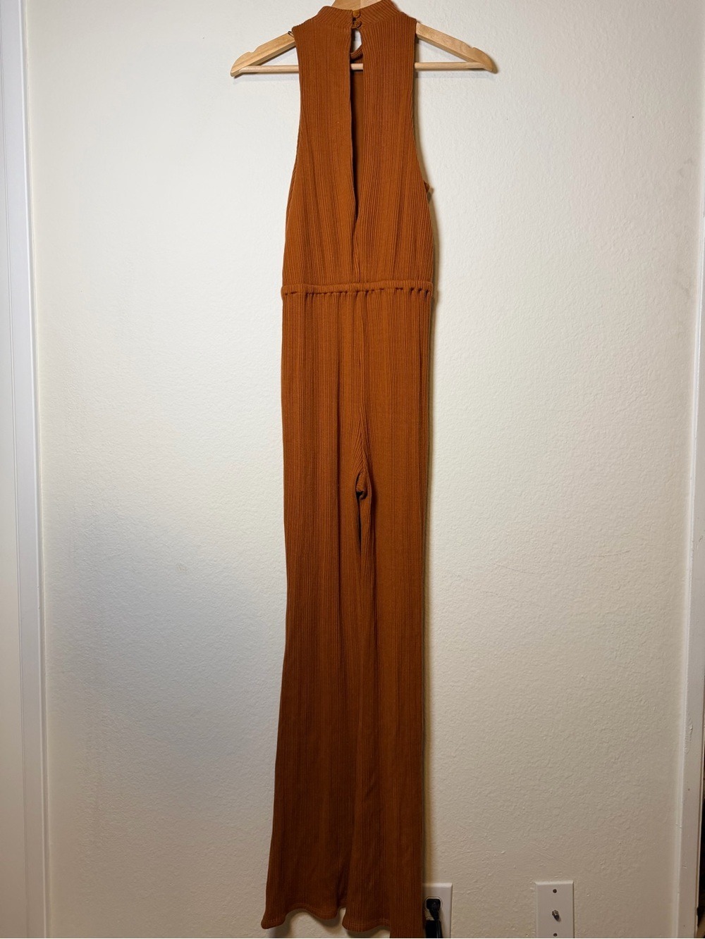 House of Harlow x REVOLVE Caro Terracotta Ribbed Jumpsuit Sofia Richie - Picture 11 of 11